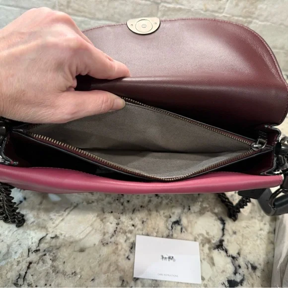 Coach NWT Dreamer Multicolor Python & Leather Crossbody Bag - Picture 13 of 16